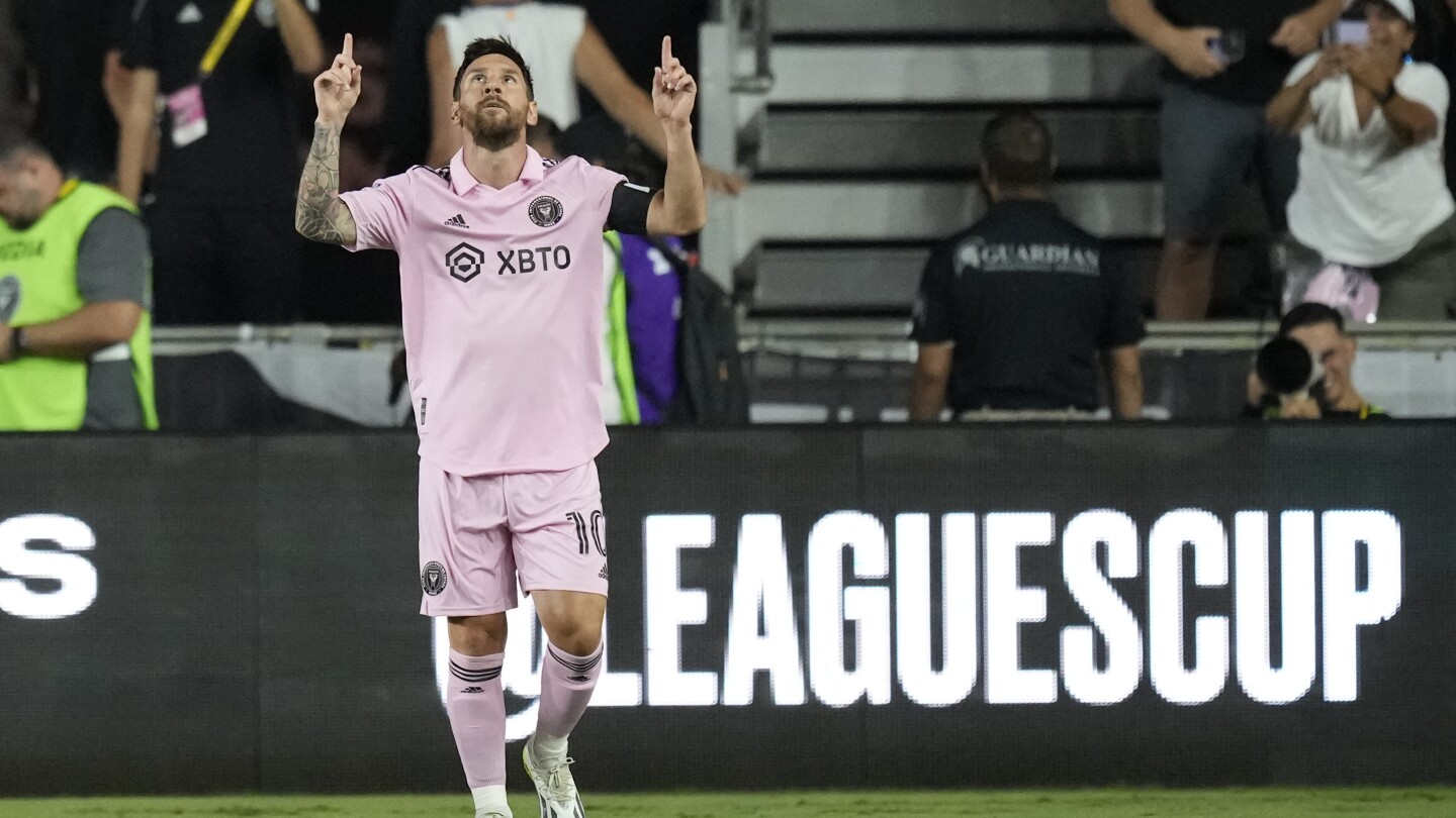 Messi scores in third straight game for Inter Miami after 95minute